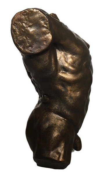 Replicas Rodin Male Nude Torso Statue Reproduction Exhibited Gates